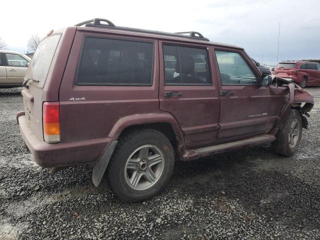 1J4FF58S2YL207490 - 2000 JEEP CHEROKEE CLASSIC BURGUNDY photo 3