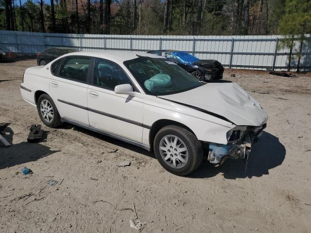 2G1WF52E549191515 - 2004 CHEVROLET IMPALA WHITE photo 4