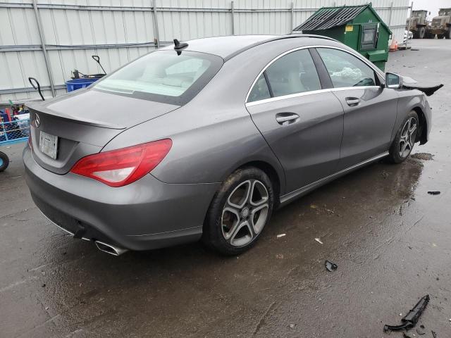 WDDSJ4EB1EN154255 - 2014 MERCEDES-BENZ CLA 250 GRAY photo 3