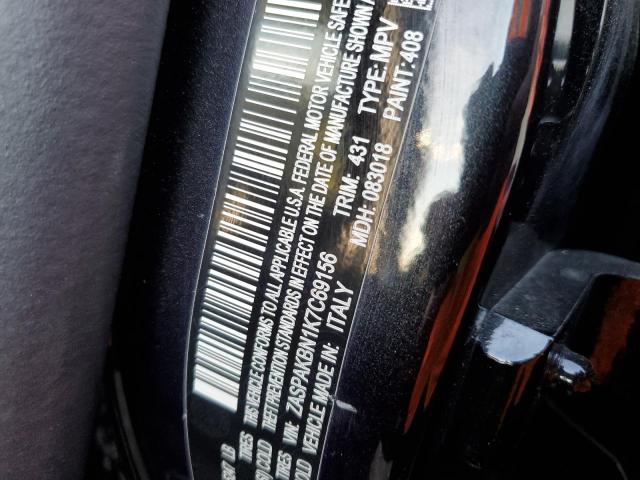 ZASPAKBN1K7C69156 - 2019 ALFA ROMEO STELVIO TI BLACK photo 13