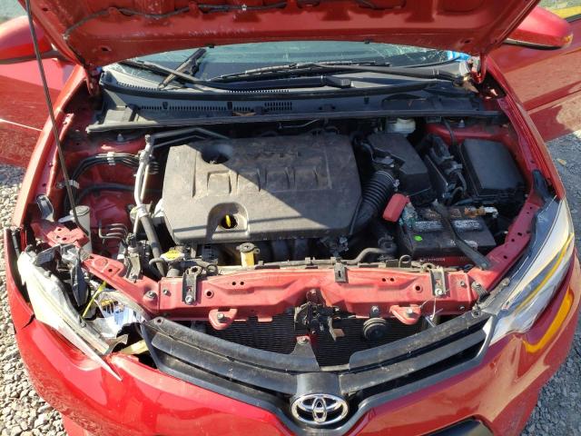 5YFBURHE5EP116423 - 2014 TOYOTA COROLLA L RED photo 11