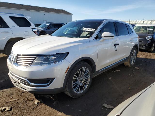 2LMTJ8LR5GBL84305 - 2016 LINCOLN MKX RESERVE WHITE photo 1