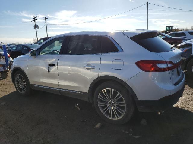 2LMTJ8LR5GBL84305 - 2016 LINCOLN MKX RESERVE WHITE photo 2