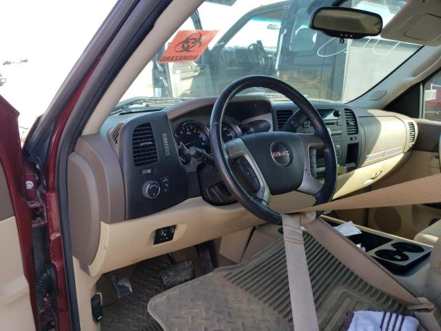 1GTR2VE76DZ398174 - 2013 GMC SIERRA K1500 SLE BURGUNDY photo 9