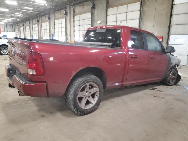 1D7RV1GT1BS549203 - 2011 DODGE RAM 1500 BURGUNDY photo 3