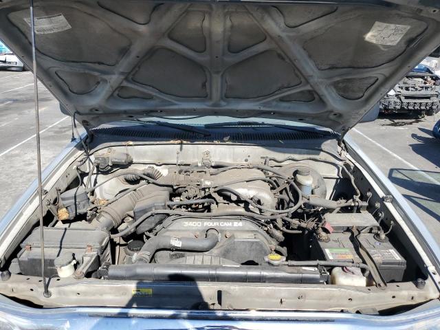 5TEGN92N82Z128762 - 2002 TOYOTA TACOMA DOUBLE CAB PRERUNNER SILVER photo 11