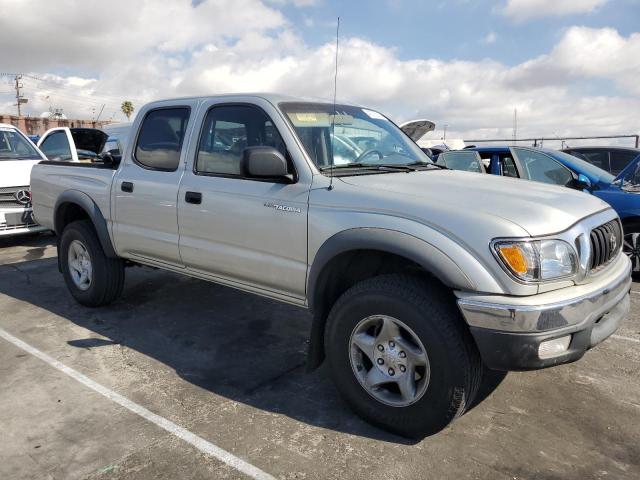 5TEGN92N82Z128762 - 2002 TOYOTA TACOMA DOUBLE CAB PRERUNNER SILVER photo 4