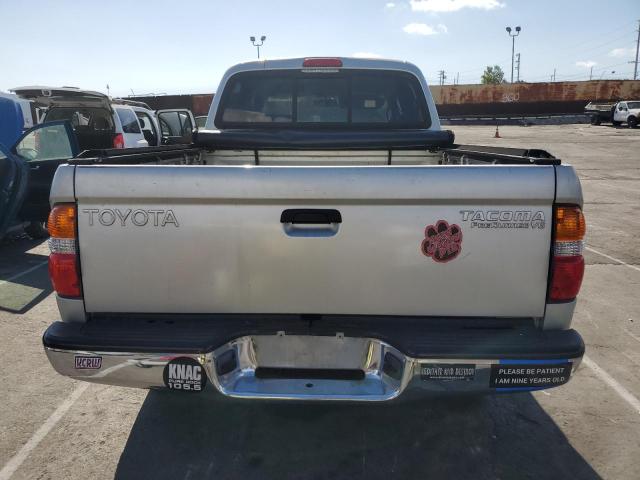 5TEGN92N82Z128762 - 2002 TOYOTA TACOMA DOUBLE CAB PRERUNNER SILVER photo 6