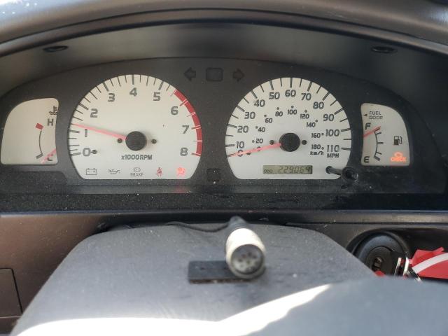 5TEGN92N82Z128762 - 2002 TOYOTA TACOMA DOUBLE CAB PRERUNNER SILVER photo 9