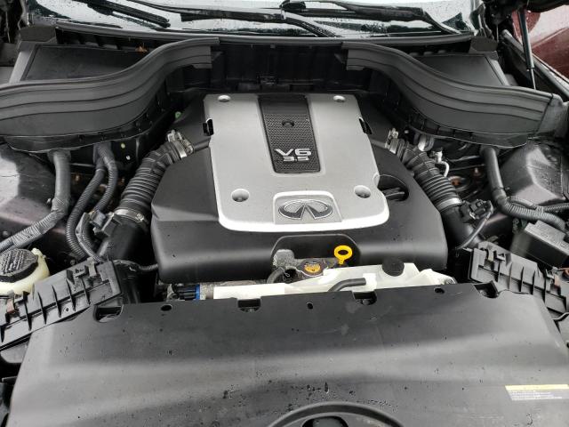 JN1AJ0HR2CM450222 - 2012 INFINITI EX35 BASE ბურგუნდია ფოტო 12