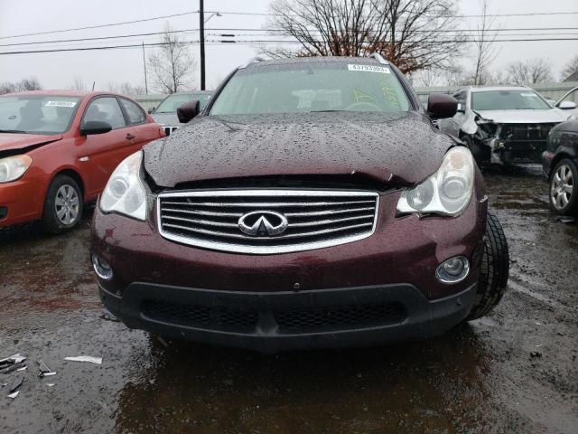 JN1AJ0HR2CM450222 - 2012 INFINITI EX35 BASE BURGUNDY photo 5