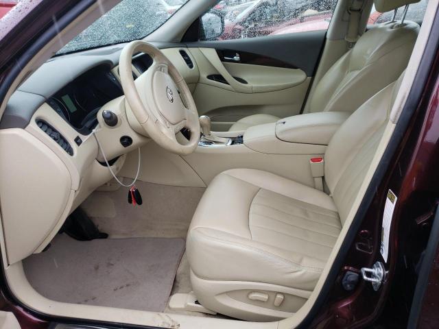 JN1AJ0HR2CM450222 - 2012 INFINITI EX35 BASE ბურგუნდია ფოტო 7