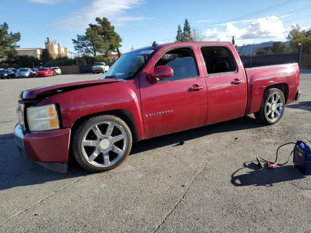 2GCEC13C671533526 - 2007 CHEVROLET SILVERADO C1500 CREW CAB BURGUNDY photo 1