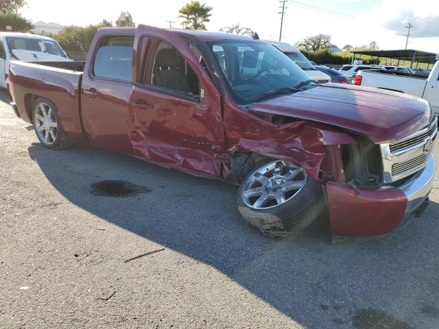 2GCEC13C671533526 - 2007 CHEVROLET SILVERADO C1500 CREW CAB BURGUNDY photo 4