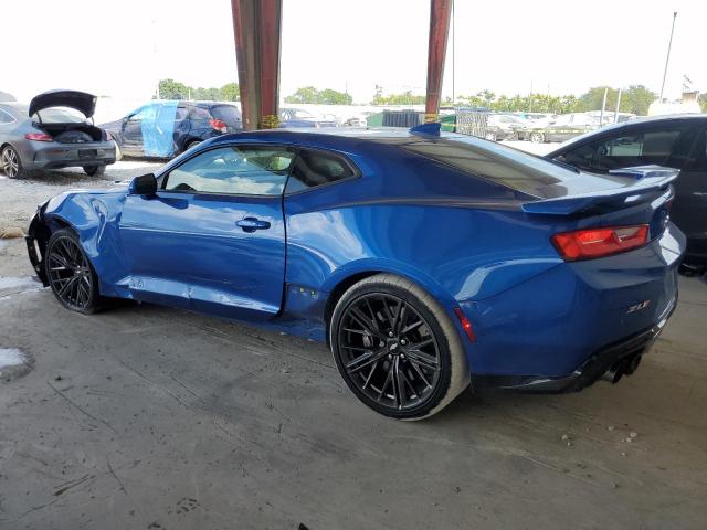 1G1FK1R61H0202092 - 2017 CHEVROLET CAMARO ZL1 蓝色 照片 2