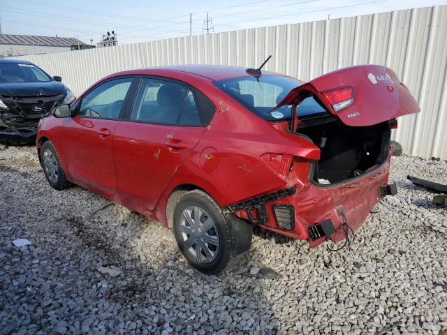 3KPA24AD1PE540322 - 2023 KIA RIO LX RED photo 2