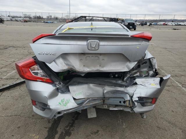 JHMFC1F73JX001873 - 2018 HONDA CIVIC EXL ვერცხლისფერი ფოტო 6