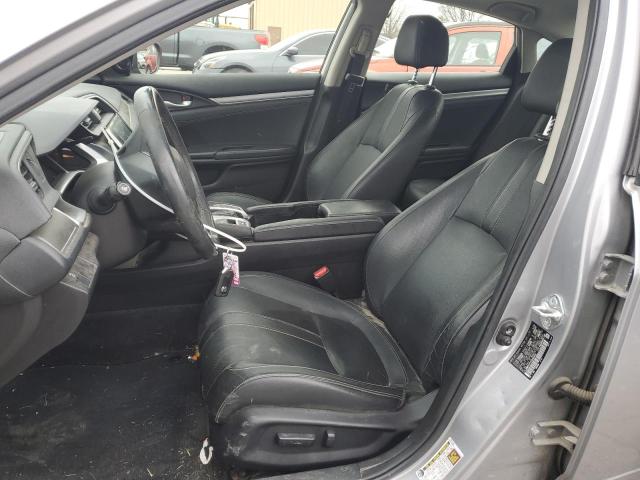 JHMFC1F73JX001873 - 2018 HONDA CIVIC EXL ვერცხლისფერი ფოტო 7