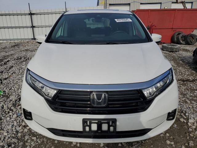 5FNRL6H69PB056024 - 2023 HONDA ODYSSEY EXL WHITE photo 5