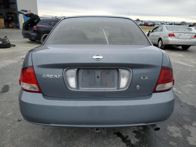 3N1CB51D01L481509 - 2001 NISSAN SENTRA XE GRAY photo 6