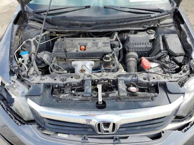 19XFB2F83CE028738 - 2012 HONDA CIVIC EX GRAY photo 12