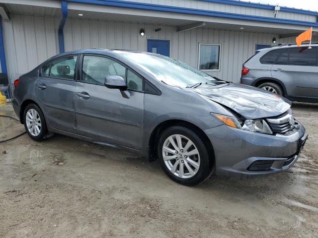 19XFB2F83CE028738 - 2012 HONDA CIVIC EX GRAY photo 4