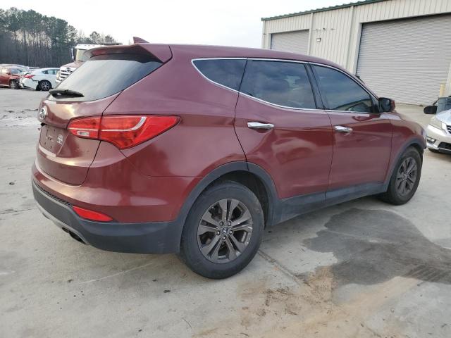 5XYZT3LB1DG003647 - 2013 HYUNDAI SANTA FE S RED photo 3