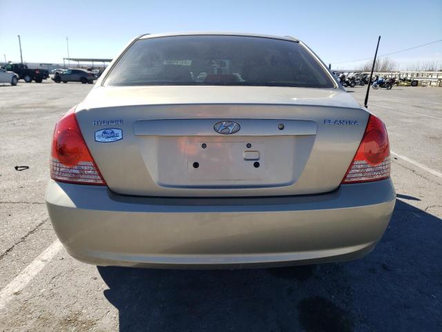 KMHDN46D05U960001 - 2005 HYUNDAI ELANTRA GLS TAN photo 6