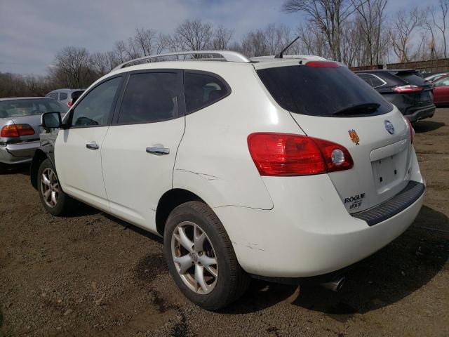 JN8AS5MVXAW129142 - 2010 NISSAN ROGUE S WHITE photo 2