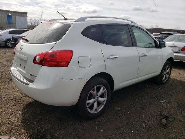 JN8AS5MVXAW129142 - 2010 NISSAN ROGUE S WHITE photo 3