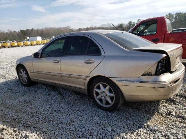 WDBRF64J73F306172 - 2003 MERCEDES-BENZ C 320 TAN photo 2