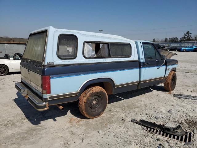 1FTDF15N7FPB46860 - 1985 FORD F100 SERIE BLUE photo 3