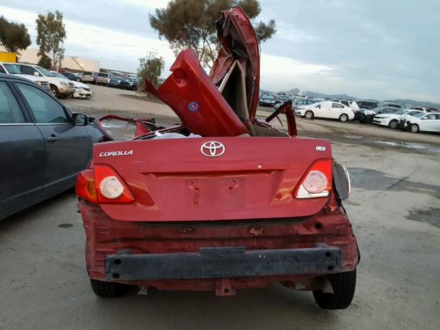 1NXBU4EE6AZ165890 - 2010 TOYOTA COROLLA BASE  照片 9