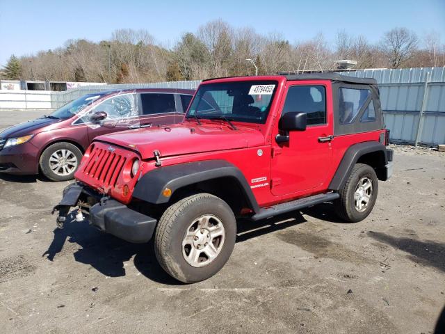 1J4AA2D18BL581856 - 2011 JEEP WRANGLER SPORT RED photo 1