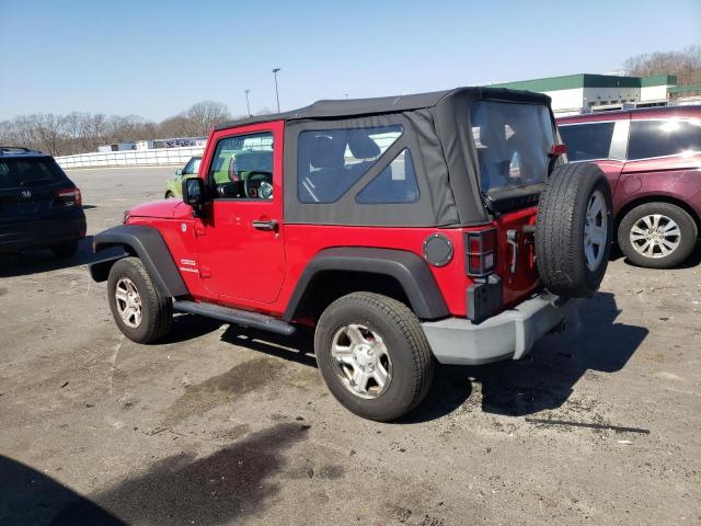 1J4AA2D18BL581856 - 2011 JEEP WRANGLER SPORT RED photo 2