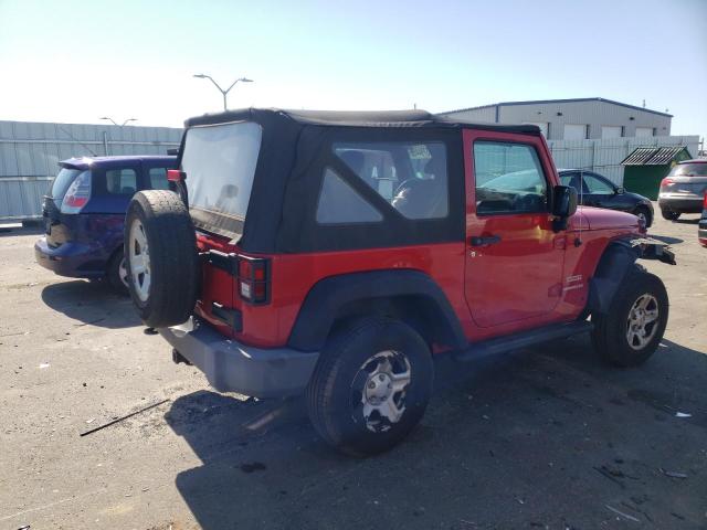 1J4AA2D18BL581856 - 2011 JEEP WRANGLER SPORT RED photo 3