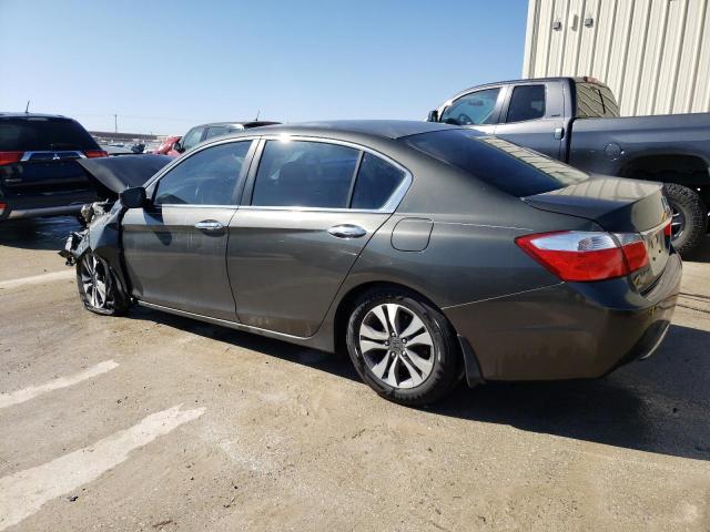 1HGCR2F37DA181082 - 2013 HONDA ACCORD LX GRAY photo 2