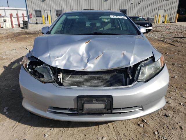 19XFB2F57CE058007 - 2012 HONDA CIVIC LX SILVER photo 5