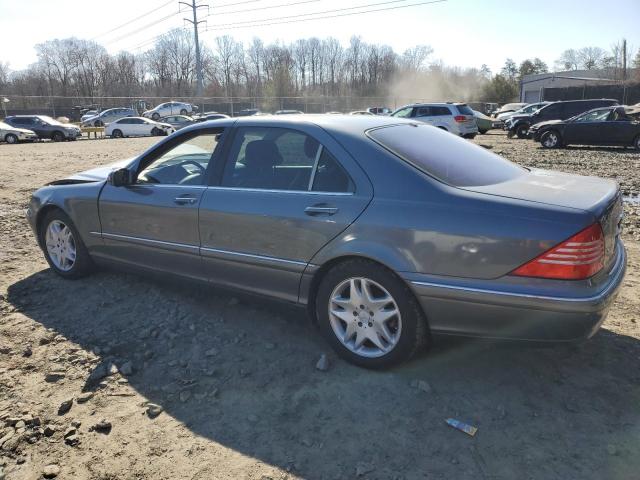 WDBNG83J95A459211 - 2005 MERCEDES-BENZ S 430 4MATIC CHARCOAL photo 2