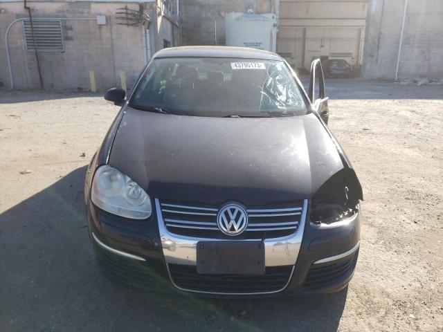 3VWEF71K07M061530 - 2007 VOLKSWAGEN JETTA WOLFSBURG BLACK photo 5