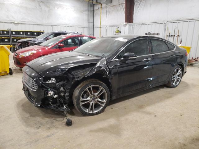 3FA6P0K98DR154260 - 2013 FORD FUSION TITANIUM BLACK photo 1