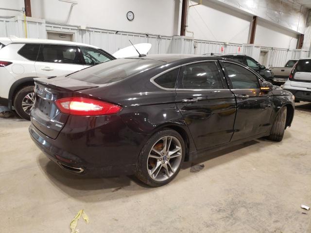 3FA6P0K98DR154260 - 2013 FORD FUSION TITANIUM BLACK photo 3