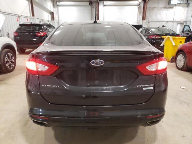 3FA6P0K98DR154260 - 2013 FORD FUSION TITANIUM BLACK photo 6