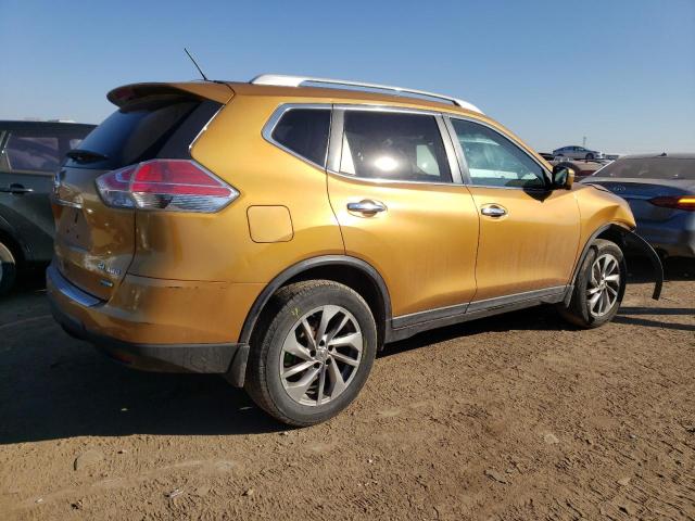 5N1AT2MVXEC776036 - 2014 NISSAN ROGUE S GOLD photo 3