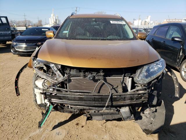 5N1AT2MVXEC776036 - 2014 NISSAN ROGUE S GOLD photo 5