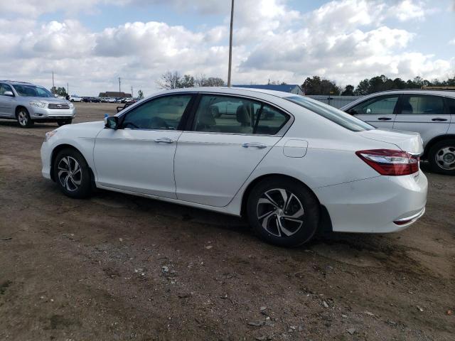 1HGCR2F38GA105598 - 2016 HONDA ACCORD LX WHITE photo 2