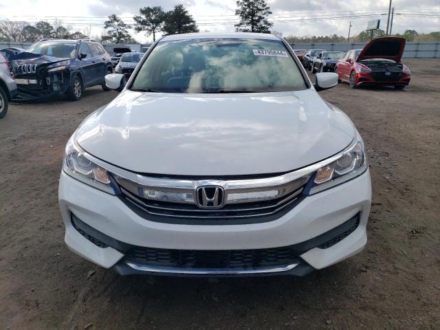 1HGCR2F38GA105598 - 2016 HONDA ACCORD LX WHITE photo 5