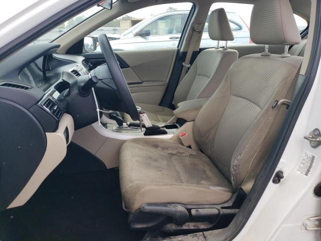 1HGCR2F38GA105598 - 2016 HONDA ACCORD LX WHITE photo 7