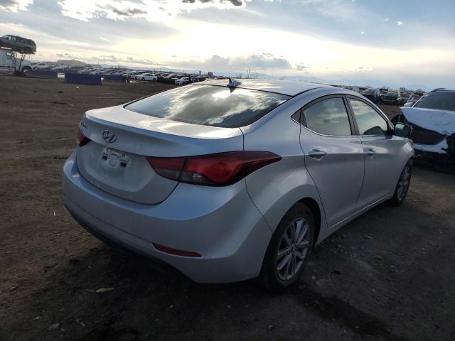 5NPDH4AEXFH612195 - 2015 HYUNDAI ELANTRA SE SILVER photo 3