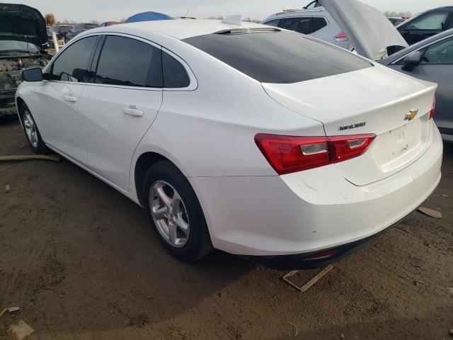 1G1ZD5ST0JF240141 - 2018 CHEVROLET MALIBU LT WHITE photo 2